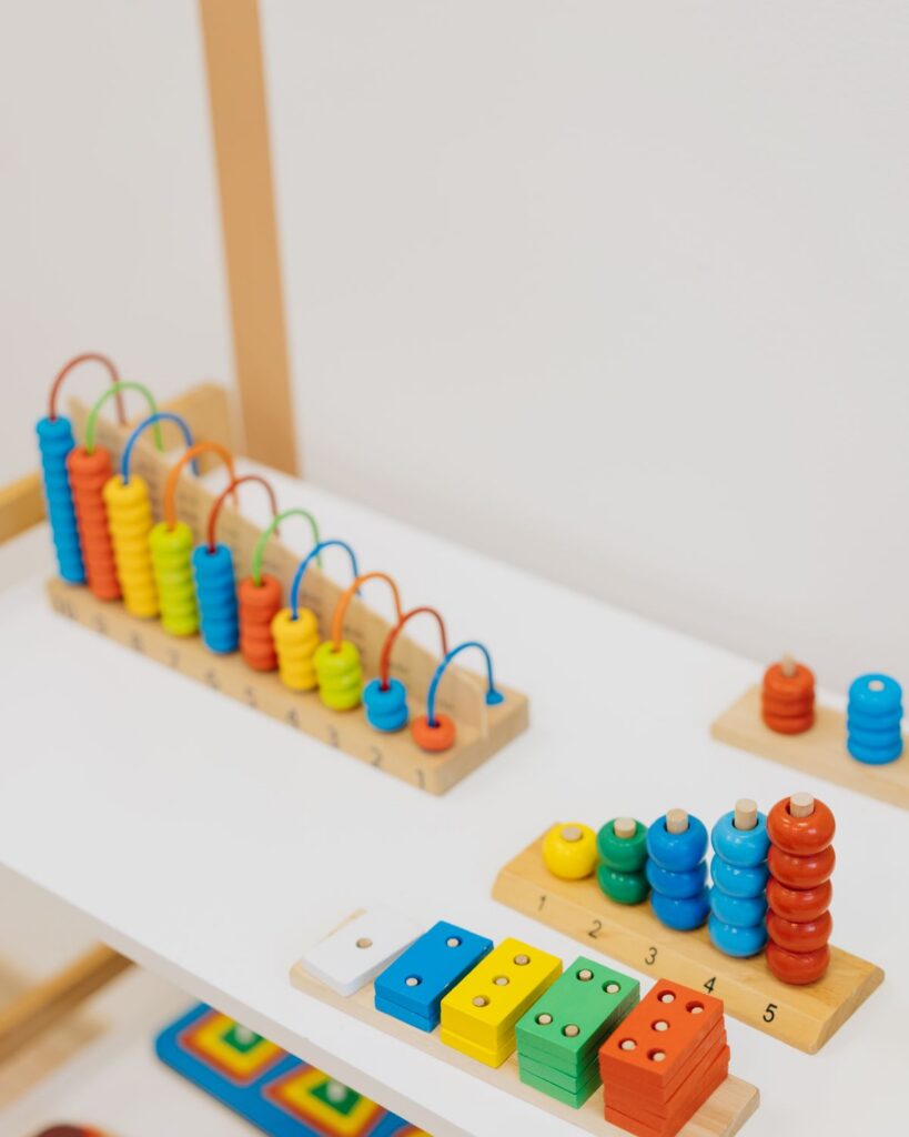 Coffret de jouets éducatifs en bois